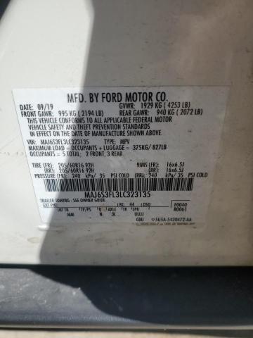 2020 FORD ECOSPORT S MAJ6S3FL3LC323135