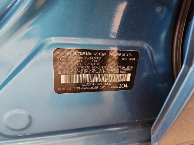 2024 MITSUBISHI MIRAGE G4 ML32FVFJ9RHF18522