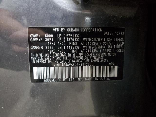 2023 SUBARU ASCENT PRE 4S4WMAED4P3412880