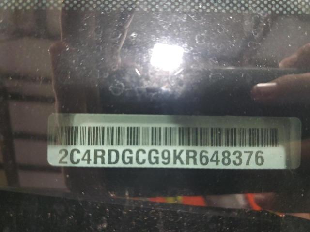 2019 DODGE GRAND CARA 2C4RDGCG9KR648376