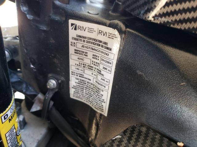 2012 SUZUKI GSX-R1000 JS1GT78A5C2101243