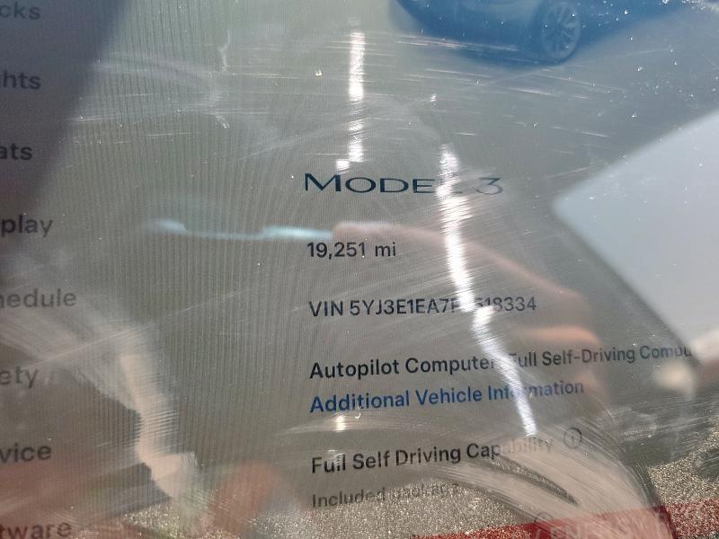 2023 TESLA MODEL 3 5YJ3E1EA7PF518334