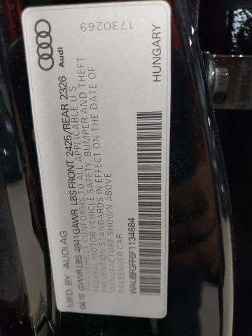 2015 AUDI S3 PREMIUM PLUS WAUBFGFF6F1134684