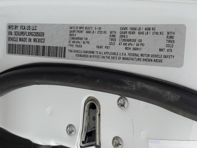 2024 RAM 2500 LARAM 3C6UR5FLXRG305639
