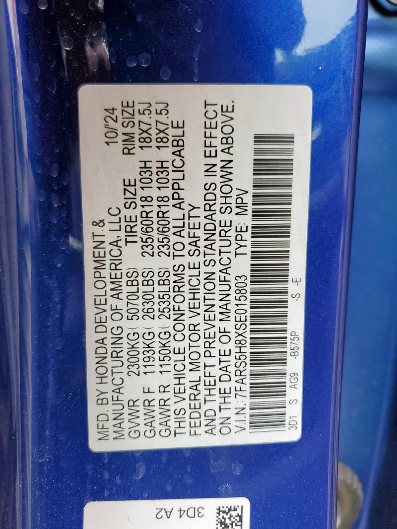 2025 HONDA CR-V SPORT - 7FARS5H8XSE015803
