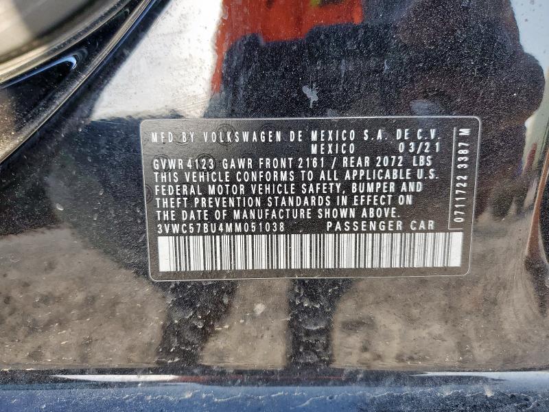 2021 VOLKSWAGEN JETTA S - 3VWC57BU4MM051038