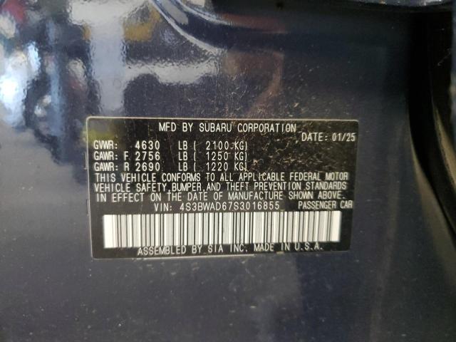 2025 SUBARU LEGACY PREMIUM #3283952816