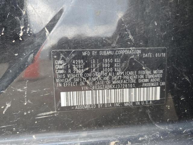 2018 SUBARU IMPREZA PR 4S3GTAB6XJ3728101