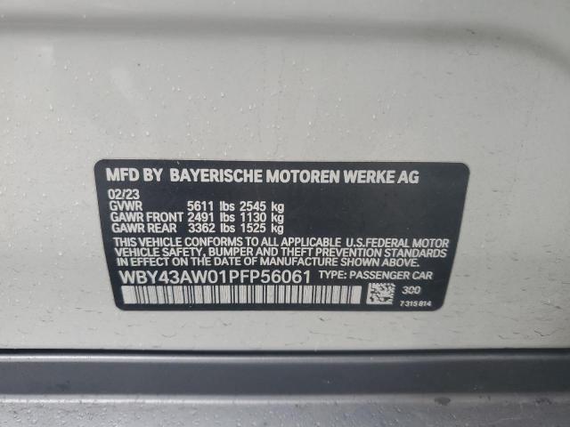 2023 BMW I4 EDRIVE WBY43AW01PFP56061