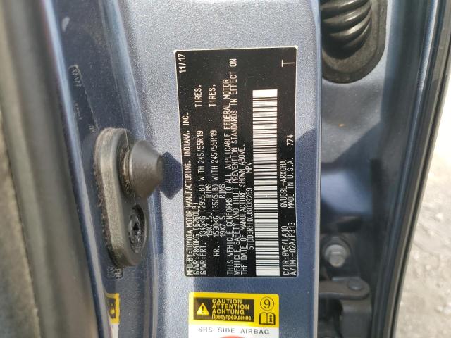 2018 TOYOTA HIGHLANDER 5TDDGRFHXJS039269