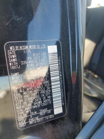 2015 NISSAN JUKE NISMO JN8DF5MV3FT250119