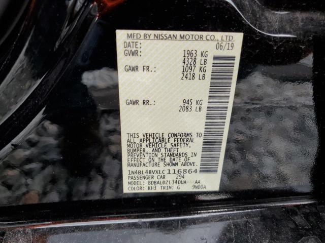 2020 NISSAN ALTIMA S - 1N4BL4BVXLC116864