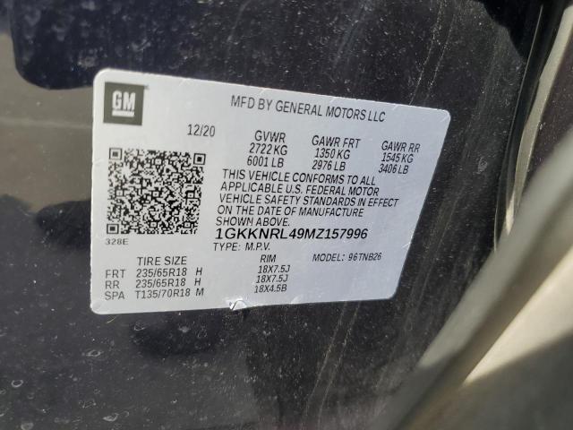 2021 GMC ACADIA SLE 1GKKNRL49MZ157996