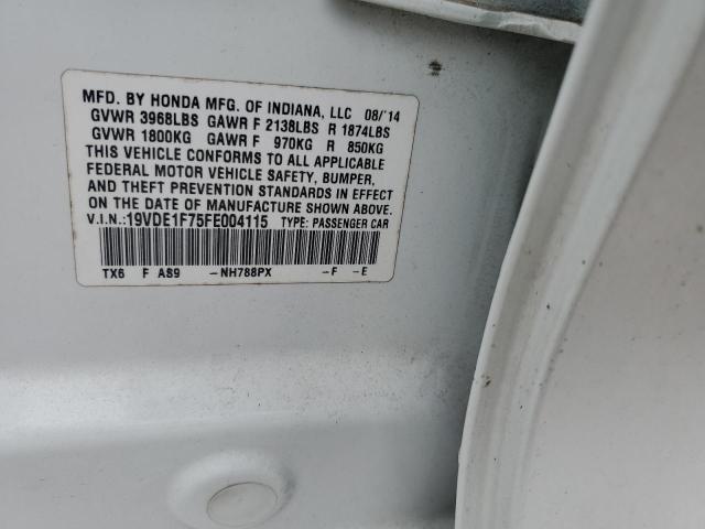 2015 ACURA ILX 20 TEC 19VDE1F75FE004115