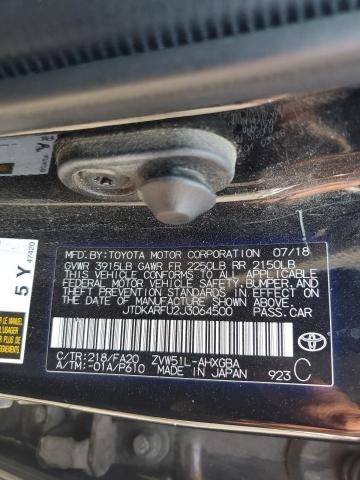 2018 TOYOTA PRIUS JTDKARFU2J3064500