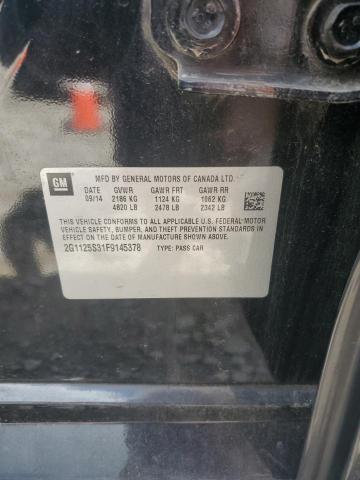 2015 CHEVROLET IMPALA LT 2G1125S31F9145378