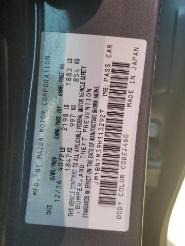 2017 MAZDA 3 GRAND TO JM1BN1M39H1132927