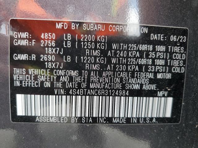 2024 SUBARU OUTBACK LIMITED 4S4BTANC6R3124984