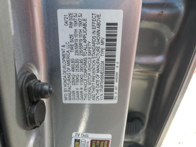 2021 HONDA CR-V TOURING 7FART6H95ME022334