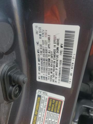 2015 HONDA CR-V EX 5J6RM4H53FL116586