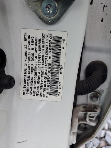 2016 HONDA CIVIC 4D 19XFC2F82GE001890