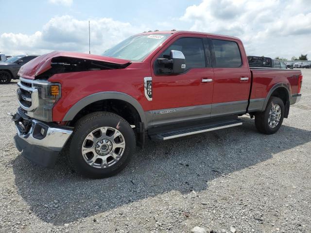 FORD F350 SUPER DUTY 2022 red  diesel 1FT8W3BT2NEC84672 photo #1