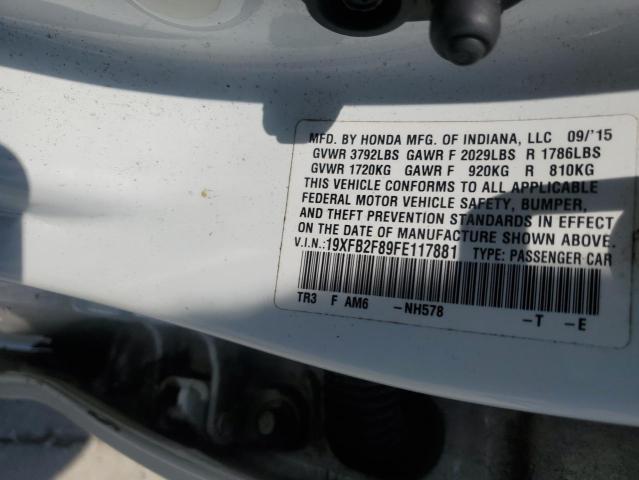 2015 HONDA CIVIC EX 19XFB2F89FE117881