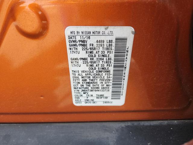 2017 NISSAN ROGUE S JN8AT2MT6HW133726