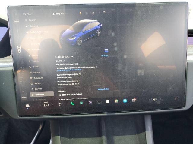 2022 TESLA MODEL X 7SAXCDE55NF351175