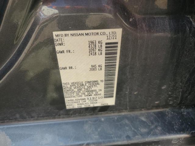2022 NISSAN ALTIMA SV 1N4BL4DV6NN319710