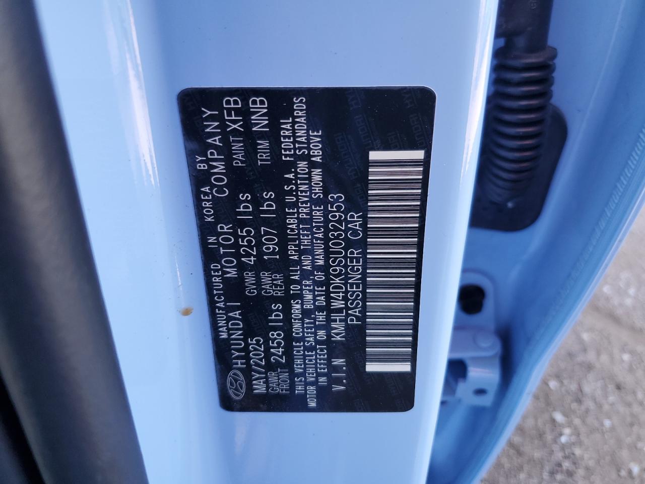 Lot #3260930988 2025 HYUNDAI ELANTRA N