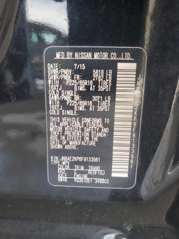 2015 NISSAN QUEST S - JN8AE2KP6F9133561