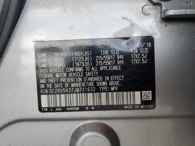2018 HONDA HR-V LX 3CZRU5H37JM711632