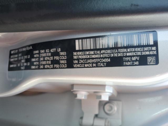 2015 JEEP RENEGADE LATITUDE ZACCJABH5FPC04864