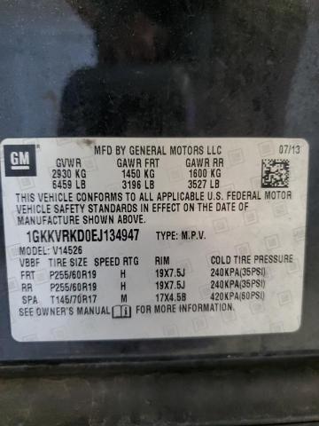 2014 GMC ACADIA SLT - 1GKKVRKD0EJ134947