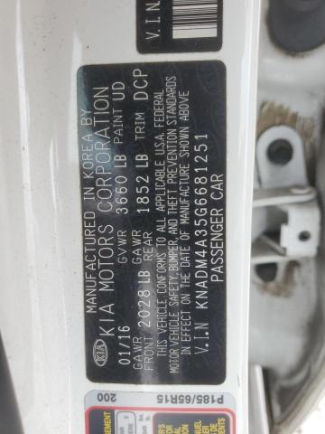 2016 KIA RIO LX - KNADM4A35G6681251