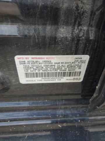 2010 MITSUBISHI LANCER GTS - JA32U8FW9AU032381