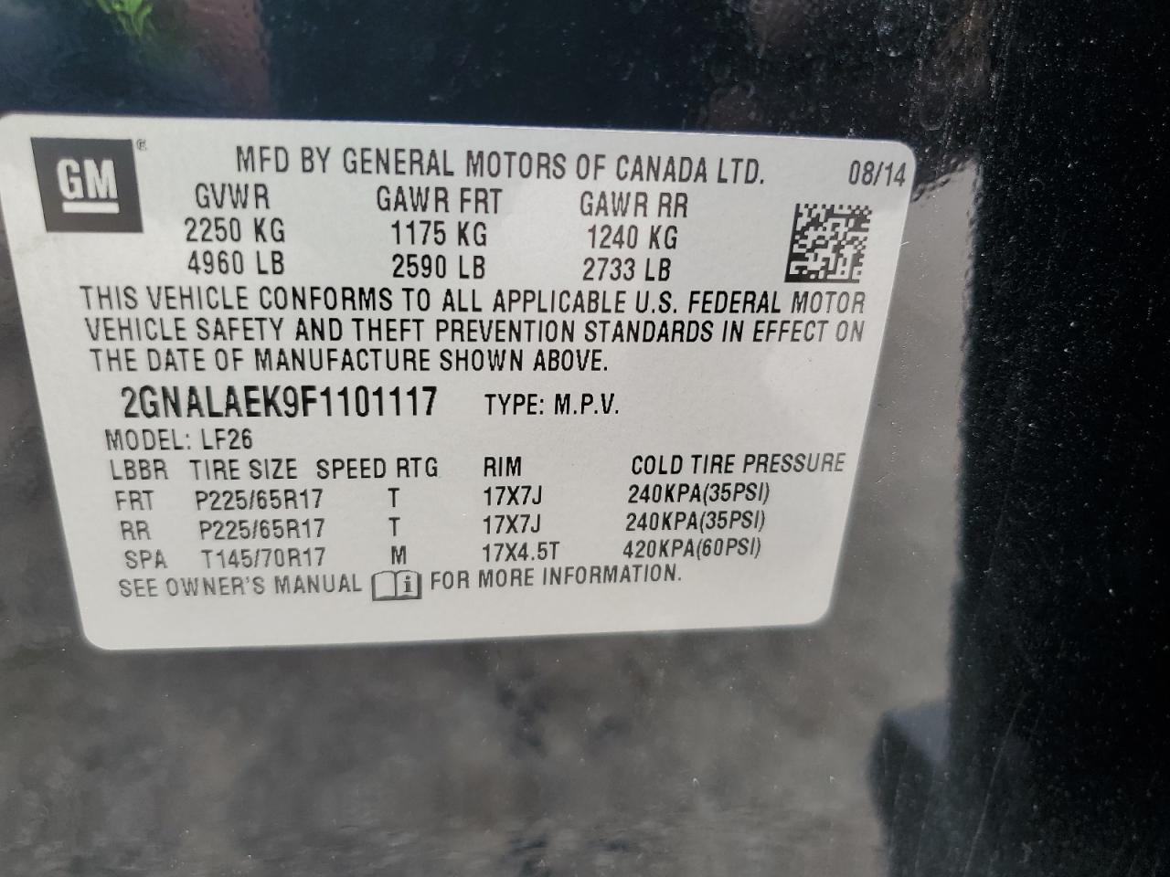 CHEVROLET EQUINOX LS