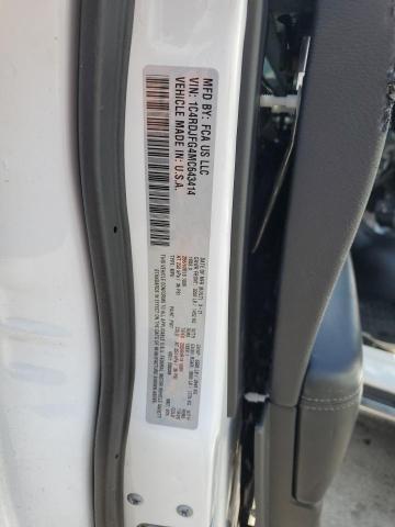 2021 DODGE DURANGO PU 1C4RDJFG4MC643414