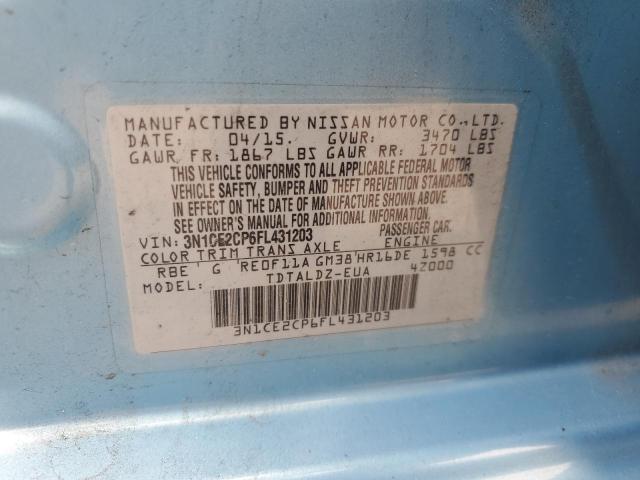 2015 NISSAN VERSA NOTE 3N1CE2CP6FL431203