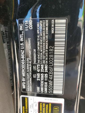 2015 MERCEDES-BENZ C 300 4MAT - 55SWF4KB6FU028182