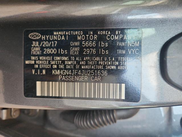 2018 GENESIS G80 ULTIMA KMHGN4JF4JU251636