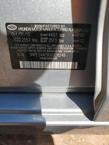 2016 HYUNDAI SONATA SE 5NPE24AF9GH328248