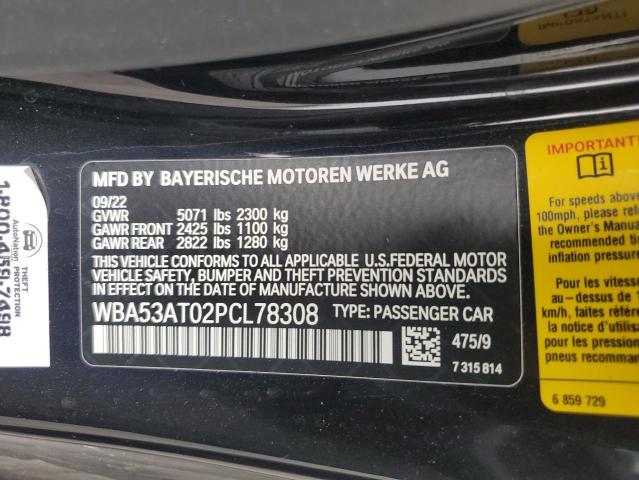 2023 BMW M440I - WBA53AT02PCL78308