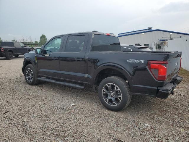 FORD F150 STX 2024 black  gas 1FTEW2LPXRKD55543 photo #3
