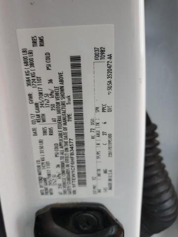 2017 FORD F150 SUPER 1FTEW1CF6HFB34577