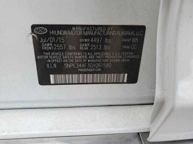 2016 HYUNDAI SONATA SPO 5NPE34AF3GH261580