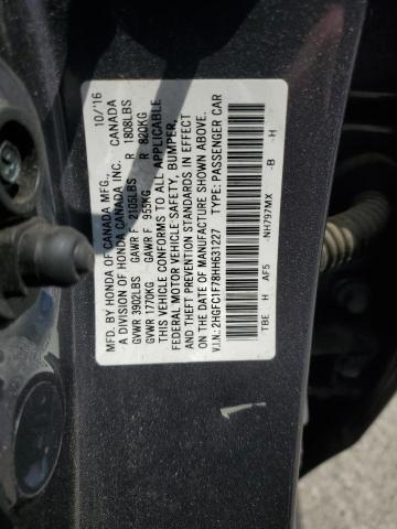 2017 HONDA CIVIC EXL - 2HGFC1F78HH631227