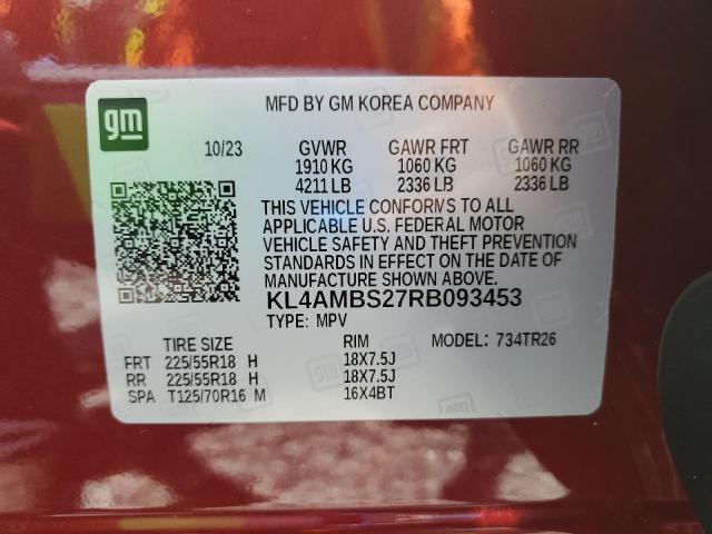 2024 BUICK ENCORE GX PREFERRED KL4AMBS27RB093453