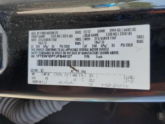 2018 FORD F150 SUPER 1FTEW1EP7JFB48127